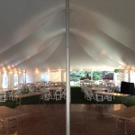 Wedding reception tent rental in Elm Grove